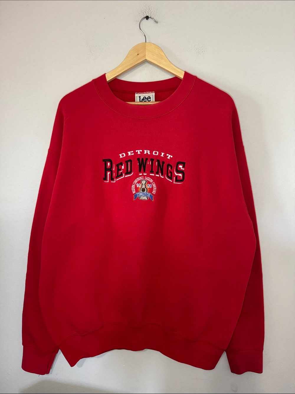 Vintage Detroit Red Wings Crewneck / 1998 Stanley Cup / Large